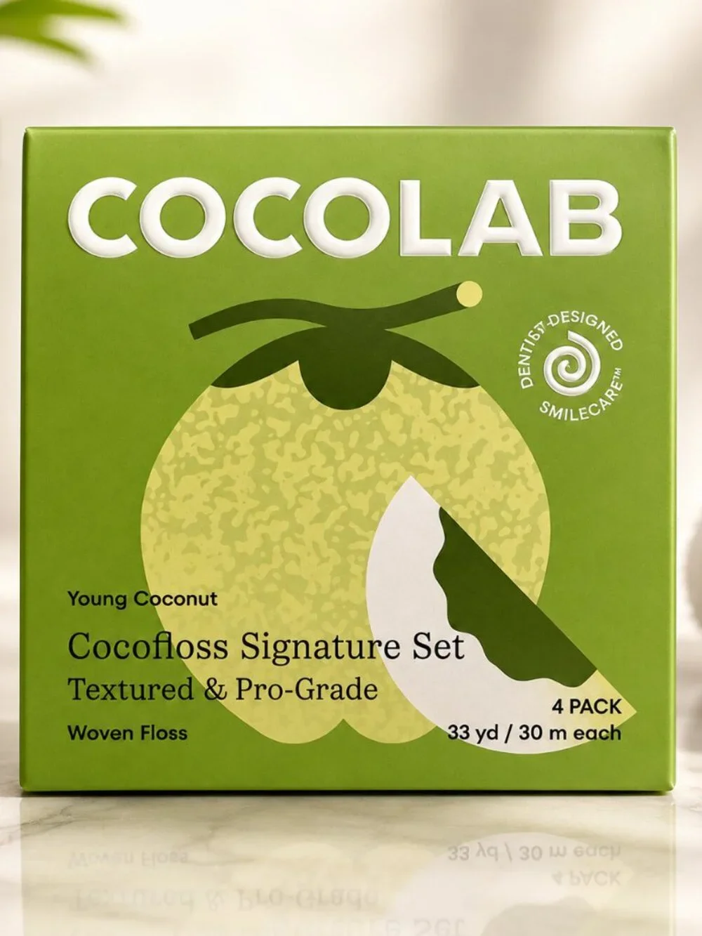Cocolab Cocofloss Young Coconut And Delightful Mint